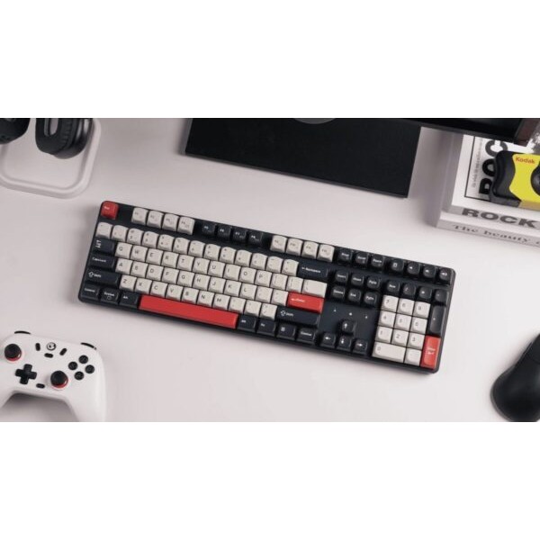 Keychron J5 (KJ5-H4Z) QMK Wireless Mechanical Keyboard Banana Switch Hot-Swap RGB 100% US Dark Blue