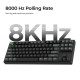 Keychron K8 Ultra (K8U-J1) ZMK Wireless 8K Mechanical Keyboard Red Switch (Hot-Swap) 80% Us Layout