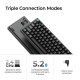 Keychron K2 Ultra (K2U-J3) ZMK Wireless 8K Mechanical Keyboard Brown Switch (Hot-Swap) 75% Us Layout