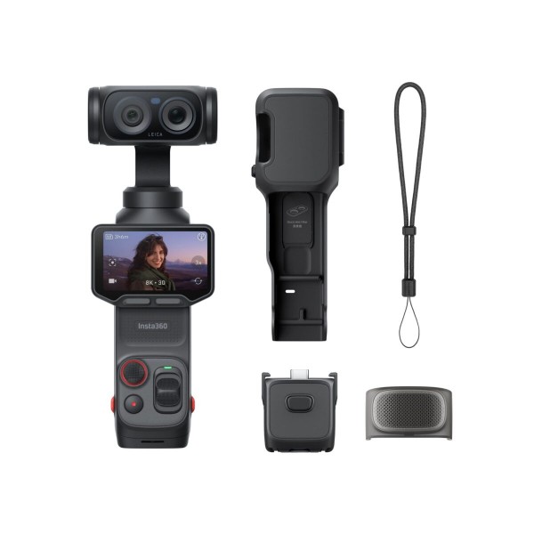 Insta360 Luna Ultra Standard Bundle Black - 1-Inch 8K Leica Sensor, Dual Lens, Triple AI Chip, OLED - 