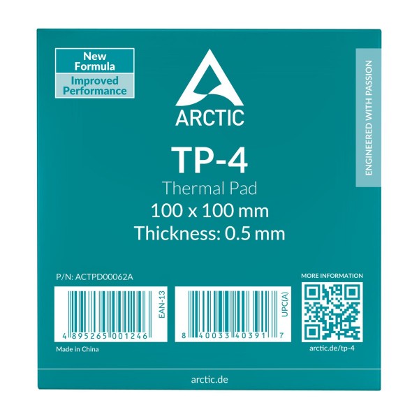 ARCTIC TP-4 100x100mm, 0.5mm Premium Performance Thermal Pad