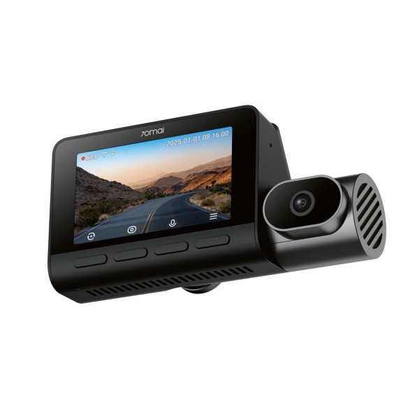 70mai Dash Cam 4K T800 & 1080 Rear Cam. & 128GB SD 3-Channel w/ Dual 4K, IMX678,  AI Detection - 