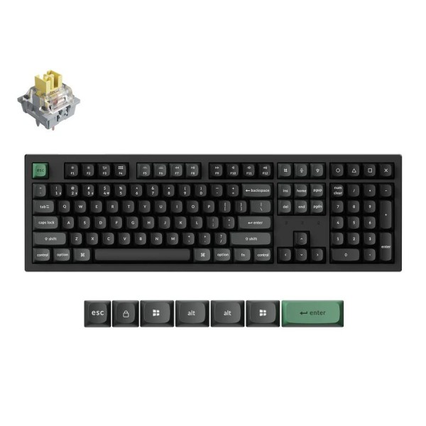 Keychron K10 Ultra (K10U-H4) ZMK Wireless 8K Mechanical Keyboard BananaSwitch (Hot-Swap) 100% Us Lay - 