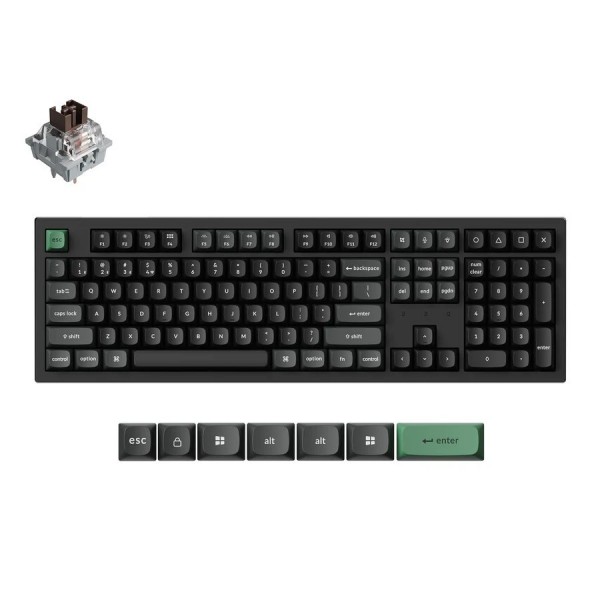 Keychron K10 Ultra (K10U-H3) ZMK Wireless 8K Mechanical Keyboard Brown Switch (Hot-Swap) 100% Us Lay - 