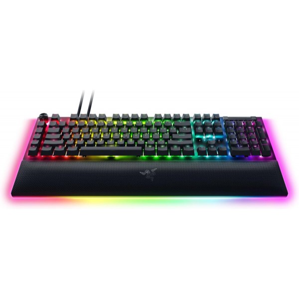 Razer BLACKWIDOW V4 PRO UK LAYOUT - Gaming Mechanical RGB Keyboard - Green Clicky Switches - Macros - 