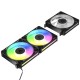Arctic BioniX P12 A-RGB Pack of 3 - 120mm Case Fan with A-RGB - Fluid Dynamic Bearing - PWM