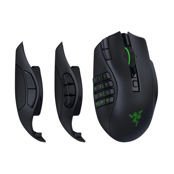 RAZER Naga V3 Pro - Wireless MMO Gaming Mouse - 280Hr Battery - Swappable Side Plates - 23 Buttons - 