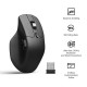 Keychron M6 (M6S-A23) Wireless Ergonomic Optical Mouse 8000hz Polling Rate Black