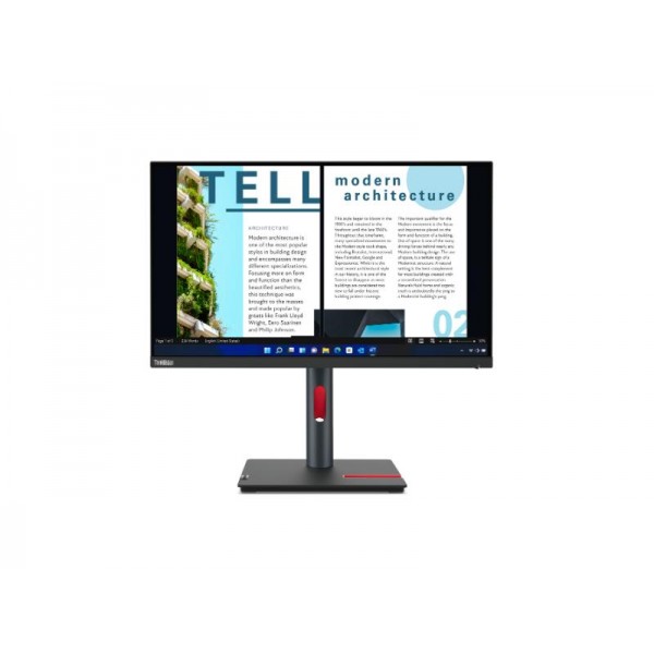 Lenovo Monitor ThinkVision P24h-30 63B3GAT6EU QHD IPS 60Hz 6MS 23.8'' - Lenovo