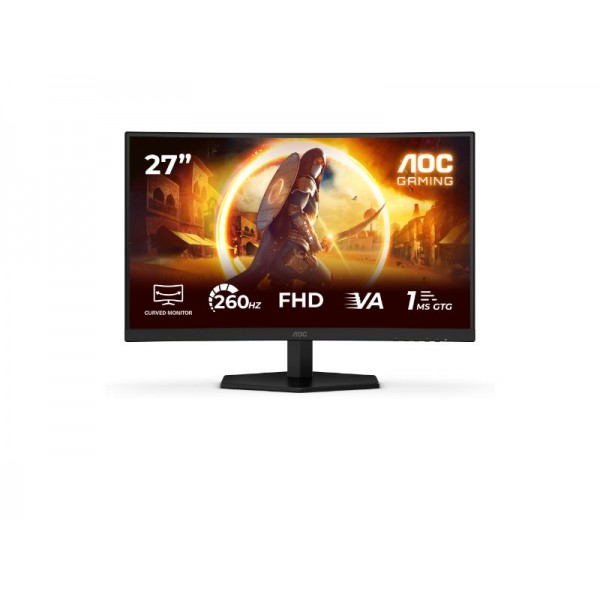 Monitor AOC C27G42ZE / 27''-FHD-VA-260Hz-1ms / Curved / 3Y / C27G42ZE - 