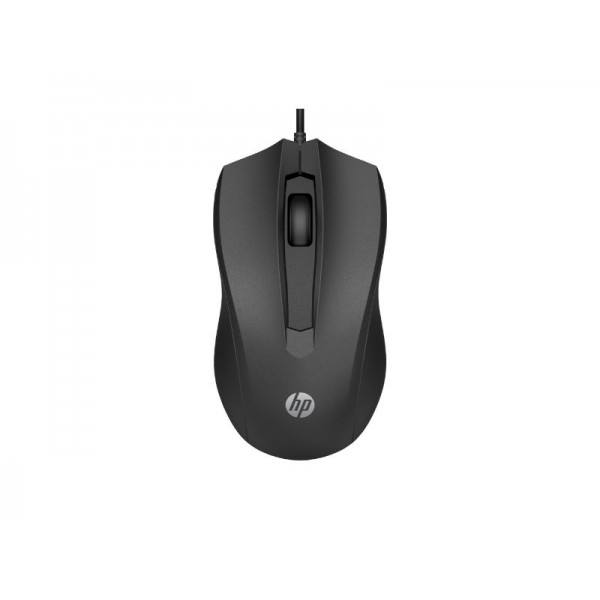 HP 105 Black Wired Mouse 822M9UT - (Commercial) Office Accessories