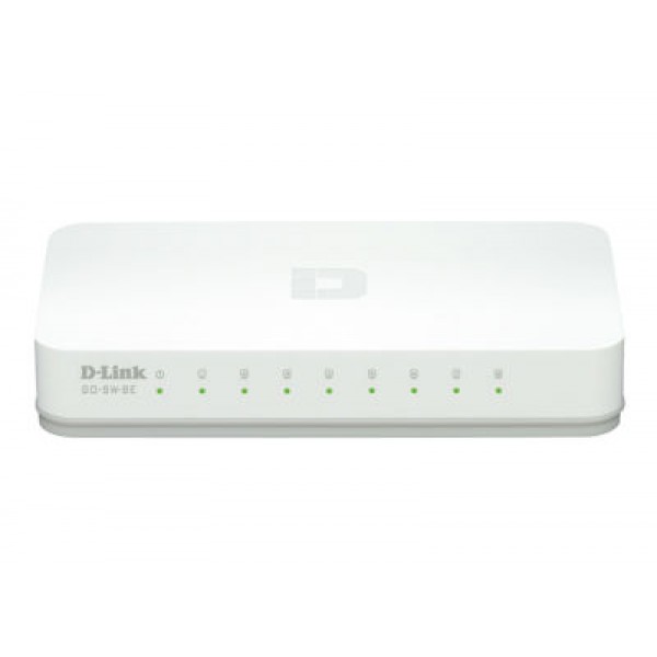 D-Link 8-Port Fast Ethernet Easy Desktop Switch (GO-SW-8E) - DLINK