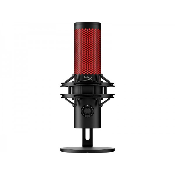 HyperX QuadCast 2 USB Microphone - Red Lighting - Black - 872V1AA - HP - Inc