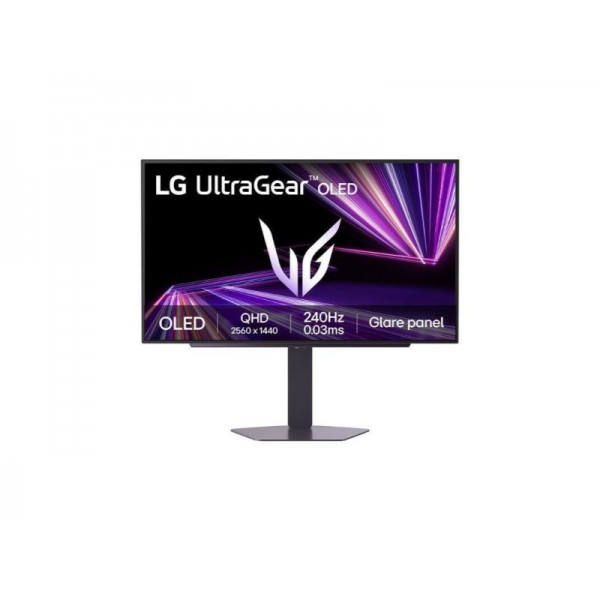 LG 27 Inch UltraGear™ Glossy OLED QHD 1440p 240Hz 0.03ms G-Sync Compatible Gaming Monitor (27GX704A-B.AEU) - 