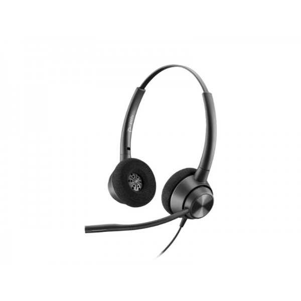 Poly EncorePro 320 with Quick Disconnect Binaural Headset TAA (77T26AA) - 