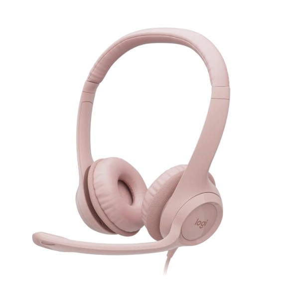 HEADSET LOGITECH PC H390 USB ROSE - (Commercial) Office Accessories