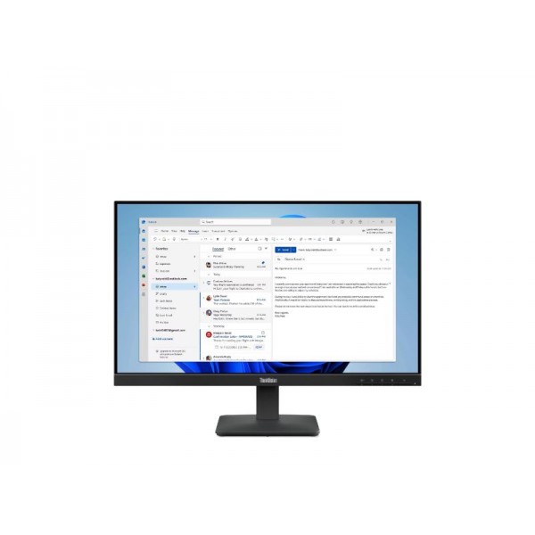 Monitor Lenovo ThinkVision S24-4e 23.8'' FHD VA 75Hz 4ms, 3-Side Near- Edgeless, HDMI, VGA, 3 Years Warranty 64B5KAT1EU - 