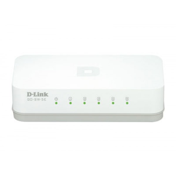 D-Link 5-Port Fast Ethernet Easy Desktop Switch (GO-SW-5E) - DLINK