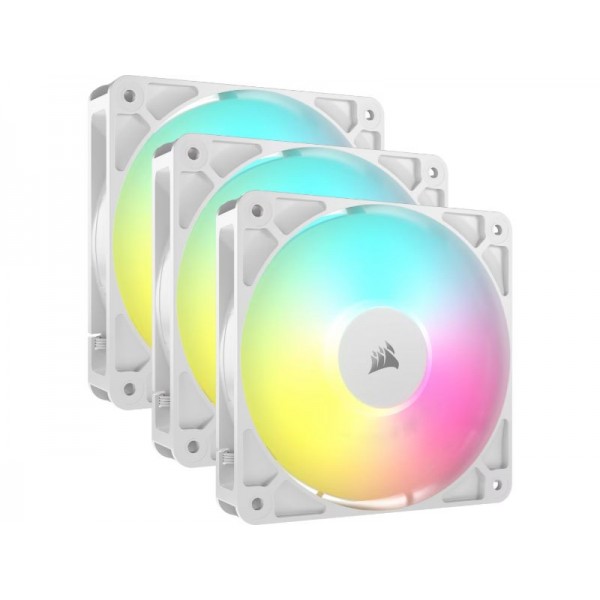 CORSAIR Fan RS120 ARGB (Triple Pack,WH) - Corsair