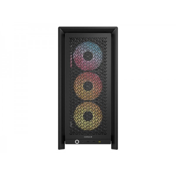 CORSAIR Case 4000D FRAME LCD ARGB (Mid-Tower, TG, Black) - PN CC- 9011326-WW - 