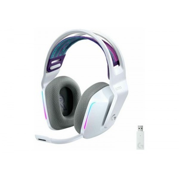 GAM.HDST LOGITECH G733 LSPD W/L RGB WHT - Gaming Accessories & Consoles