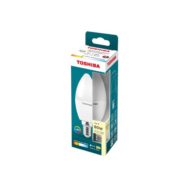 TOSHIBA LED ESSENTIAL PRIME C37 E14 7W 4000K - 