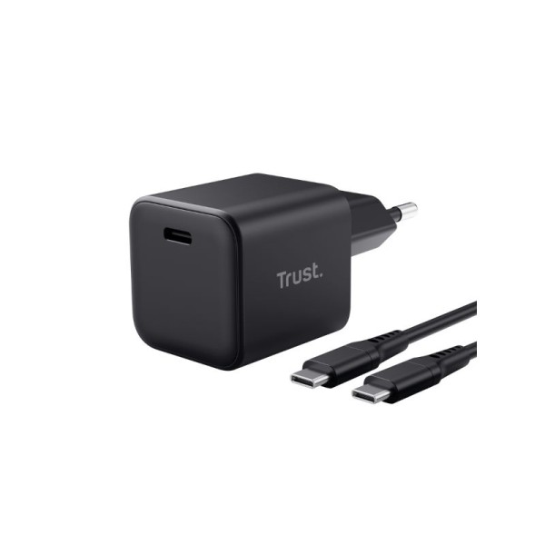 Trust Maxo 65W Small USB-C Charger Black - 26046 - 
