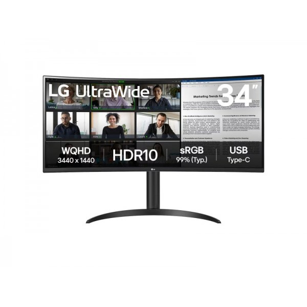 LED LG 34WR55QK-B WQHD VA 1MS 34" - LG