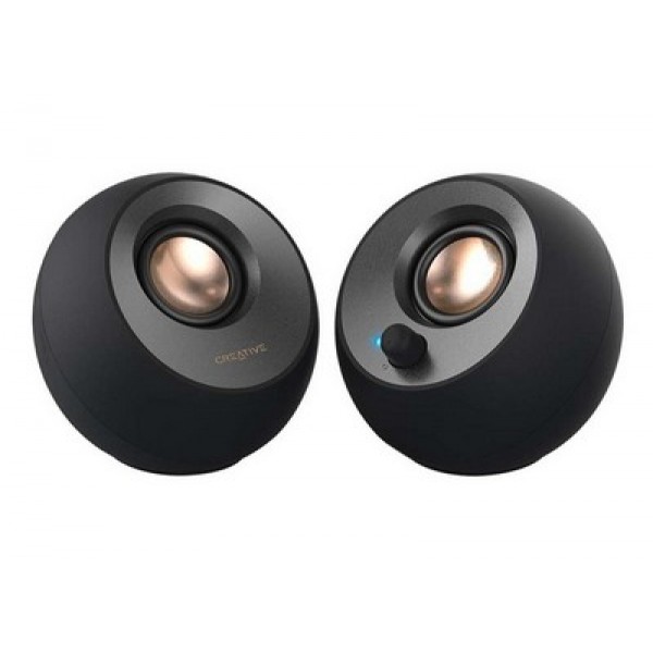 SPEAKERS CREATIVE PEBBLE V2 USB 2.0 BLK - CREATIVE