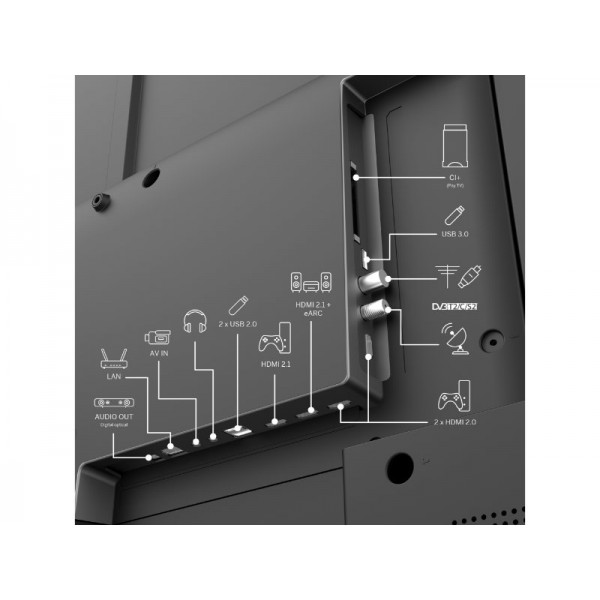 TV Thomson Google 55" QLED 55QG5C14 - TV