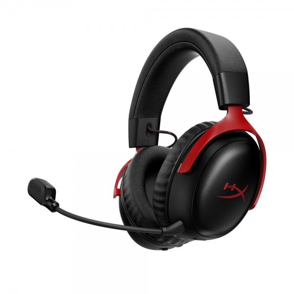 HyperX Cloud III S Over Ear Wireless Gaming Headset Black/Red - A59Z0AA - HP - Inc