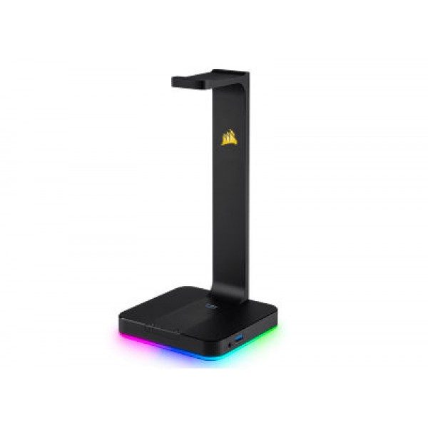 CORSAIR Premium Headset Stand ST100 RGB with 7.1 Surround Sound - Black - Corsair
