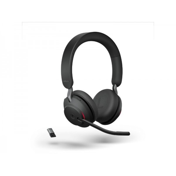 Jabra Evolve2 65, MS Teams Stereo USB-C Bluetooth adapter / Bluetooth (26599-999-999) - Headphones