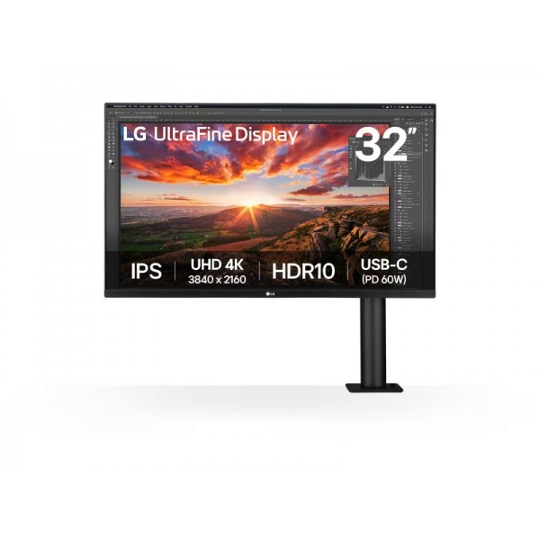 LED LG 32UN880K-B 4K IPS 5MS USB-C 31.5 - Displays Commercial