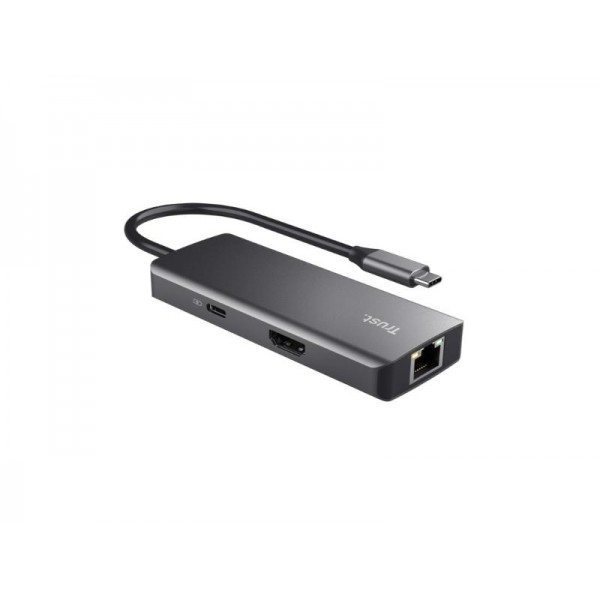 HUB USB TRUST DAL 6-IN-1 MULTIPORT 24968 - Σύγκριση Προϊόντων