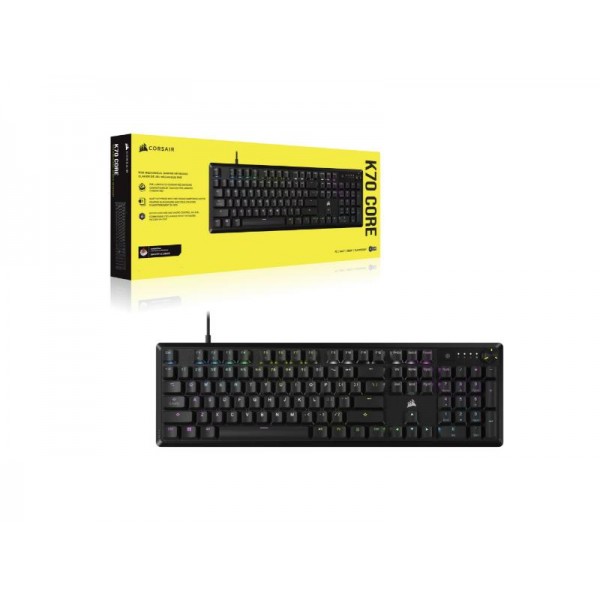 Corsair Optical-Mechanical Gaming Keyboard K70 Core Red linear with Polycarbonate Keycaps GR-Layout - CH-910971E-NA - Πληκτρολόγια