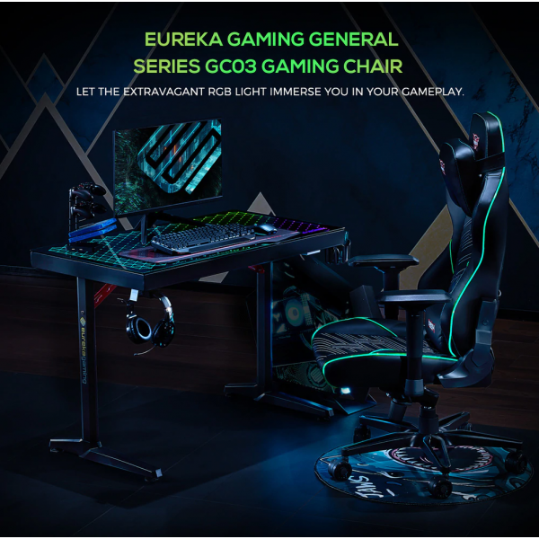 Gaming Καρέκλα - Eureka Ergonomic® ERK-YYK-GC-03 - Καρέκλες Gaming