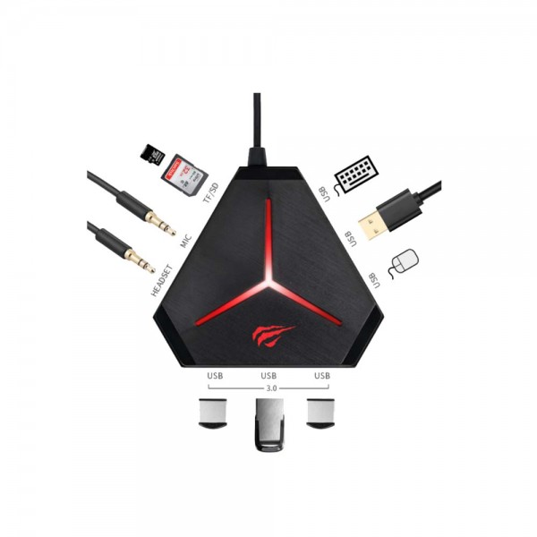 Gaming USB MultiHub - Havit H95 - HAVIT - GAMENOTE