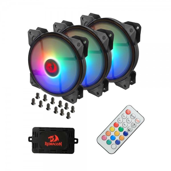 Gaming Cooling Fan - Redragon GC F009 (3 pack) - REDRAGON