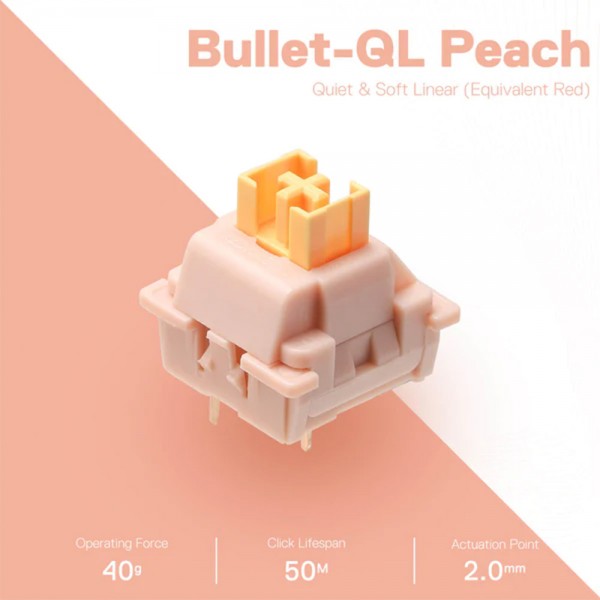 Gaming Αξεσουάρ - Redragon A113 Bullet-QL Soft Linear Mechanical Switches - REDRAGON