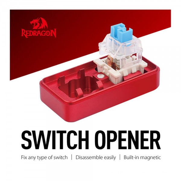 Gaming Αξεσουάρ - Redragon A116 Aluminium 2 in 1 Magnetic Switch Opener - REDRAGON