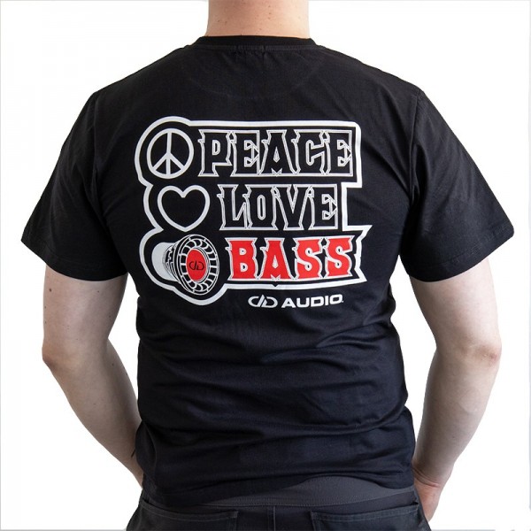 DD Audio - LOVE PEACE BASS T-shirt XL - Living Products