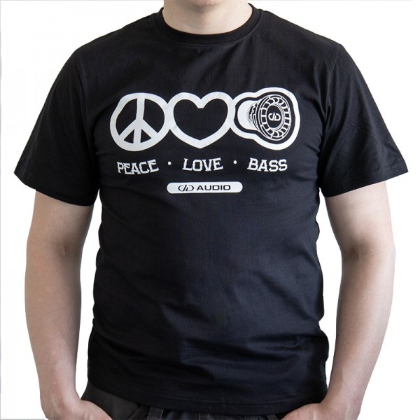 DD Audio - LOVE PEACE BASS T-shirt XL - Living Products