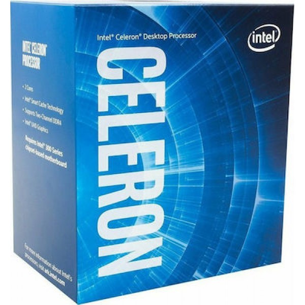 Intel Celeron Dual Core G5905 3.5GHz Επεξεργαστής 2 Πυρήνων για Socket 1200 σε Κουτί με Ψύκτρα - Intel